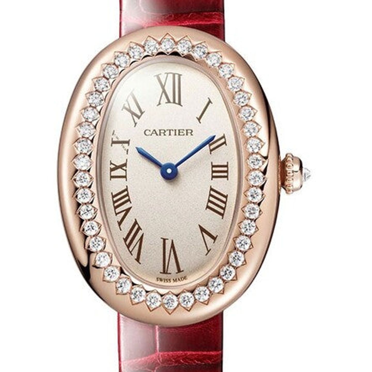 Cartier Baignoire WJBA0053 (2026) - Zilver wijzerplaat Roségoud (1/1)
