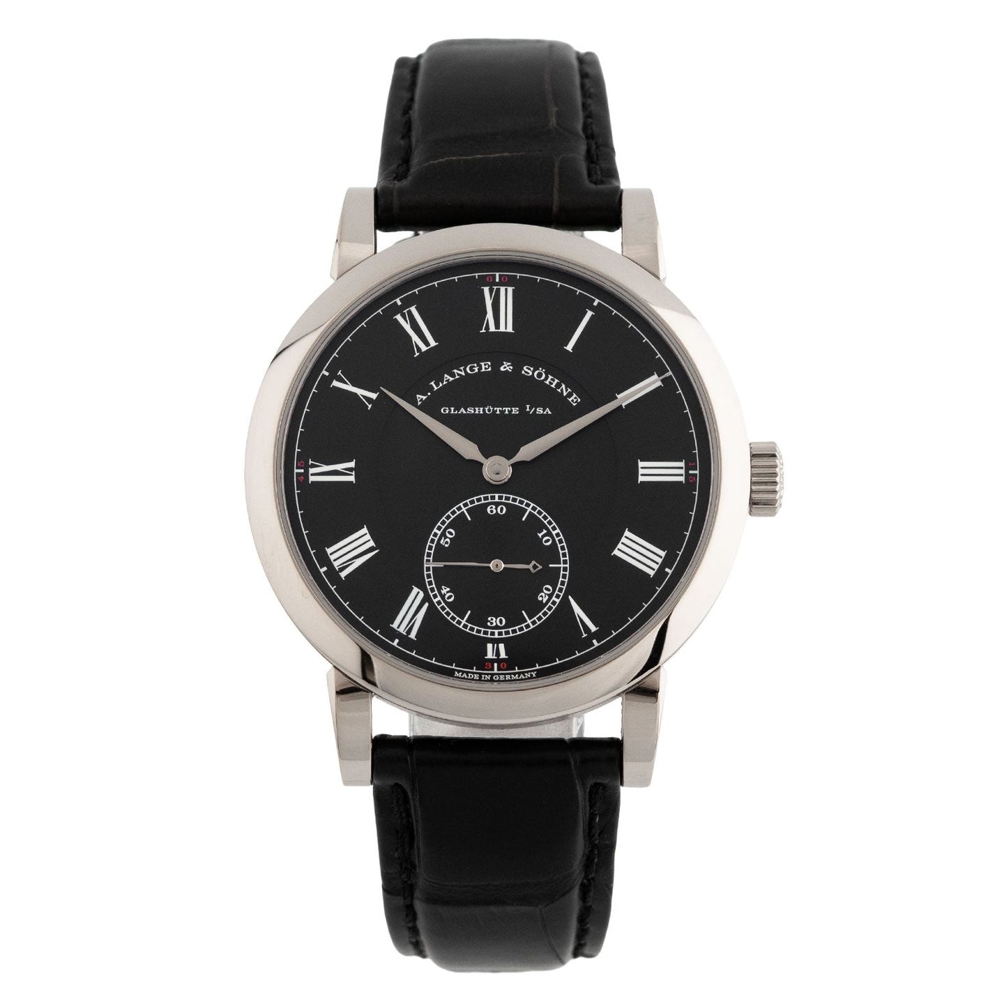 A. Lange & Söhne Richard Lange 260.028 (Unknown (random serial)) - Black dial 41 mm White Gold case (1/8)