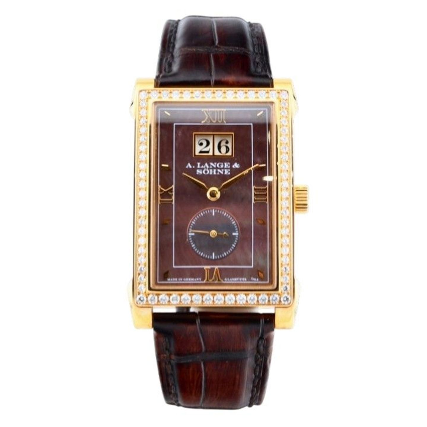 A. Lange & Söhne Cabaret 827.043 (Unknown (random serial)) - Pearl dial 26 mm Rose Gold case (1/8)