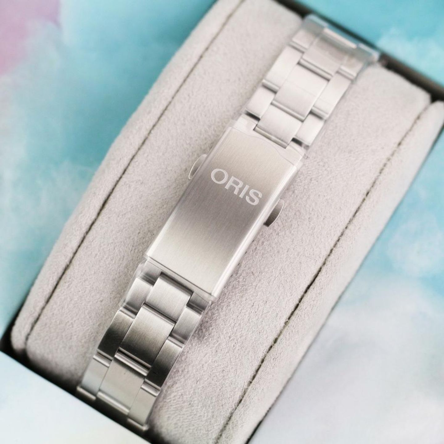 Oris Divers Sixty Five 01 733 7771 4055-07 8 19 18 (Unknown (random serial)) - Turquoise dial 38 mm Steel case (6/7)