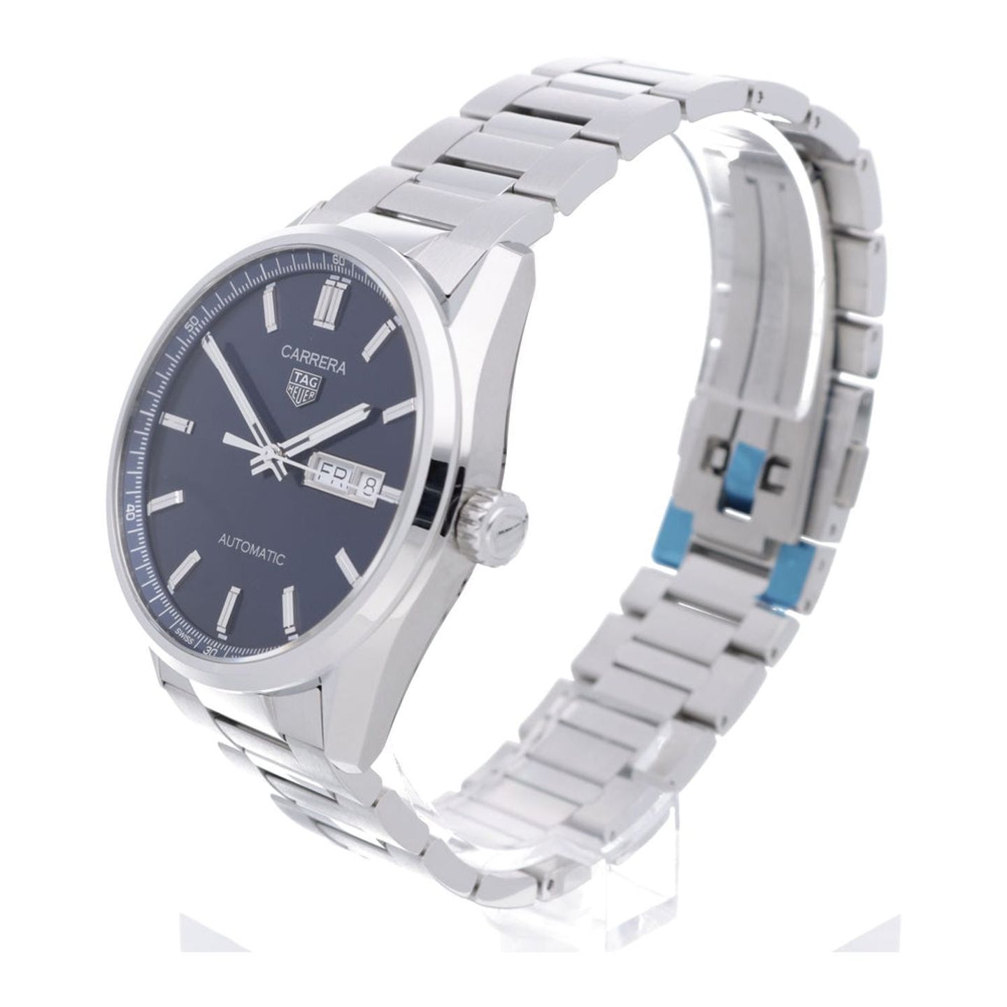 TAG Heuer Carrera Calibre 5 WBN2012.BA0640 (2024) - Blue dial 41 mm Steel case (7/7)