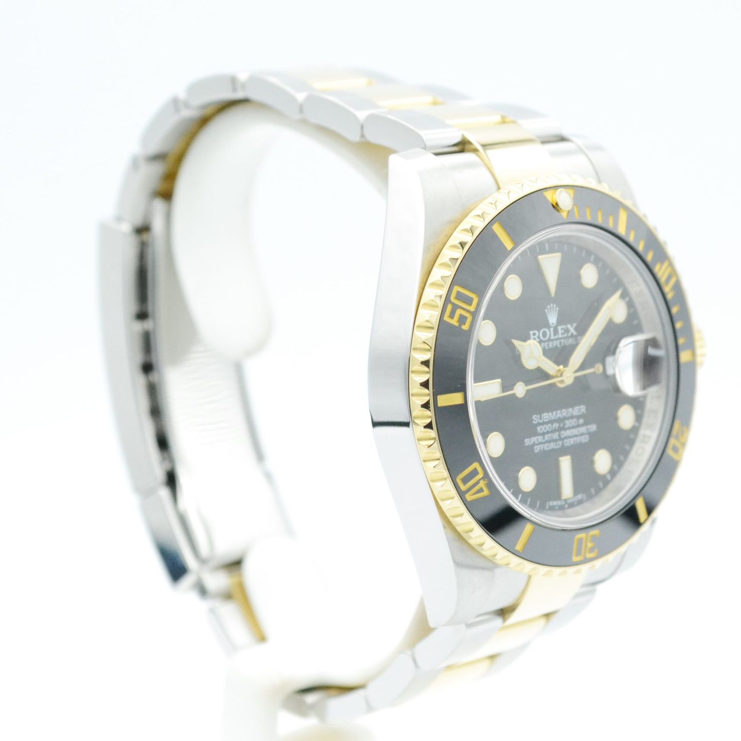 Rolex Submariner Date 116613LN (2014) - Black dial 40 mm Gold/Steel case (6/7)