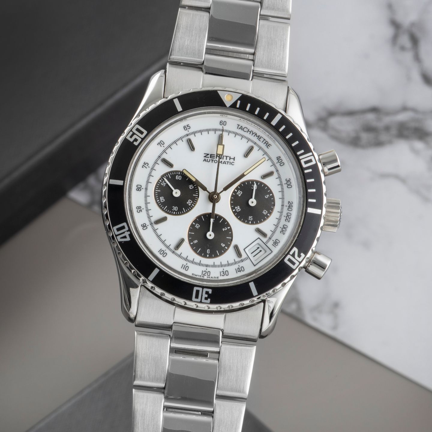 Zenith El Primero 01.0040.400 (1995) - 40 mm Steel case (3/8)