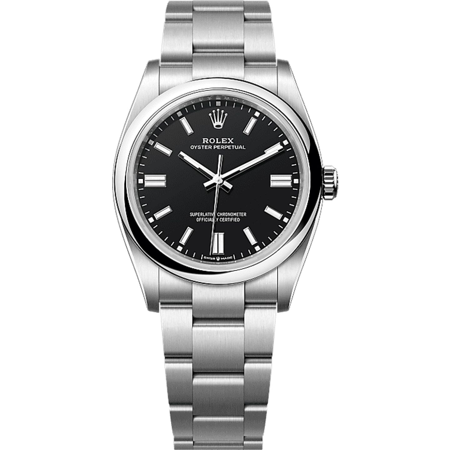Rolex Oyster Perpetual 36 126000 (2025) - Zwart wijzerplaat 36mm Staal (1/1)