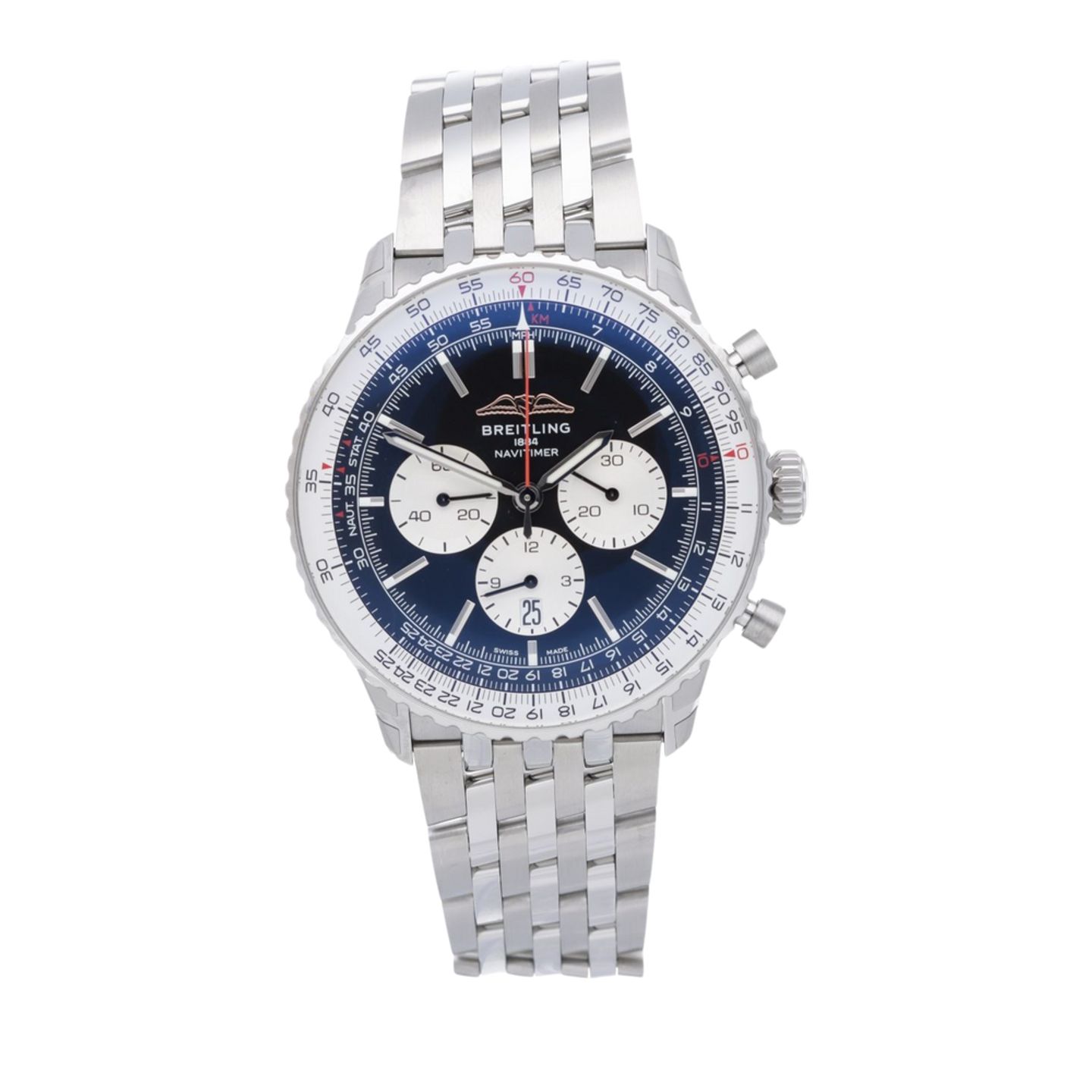 Breitling Navitimer 01 (46 MM) AB0137211B1A1 (2025) - Black dial 46 mm Steel case (1/7)