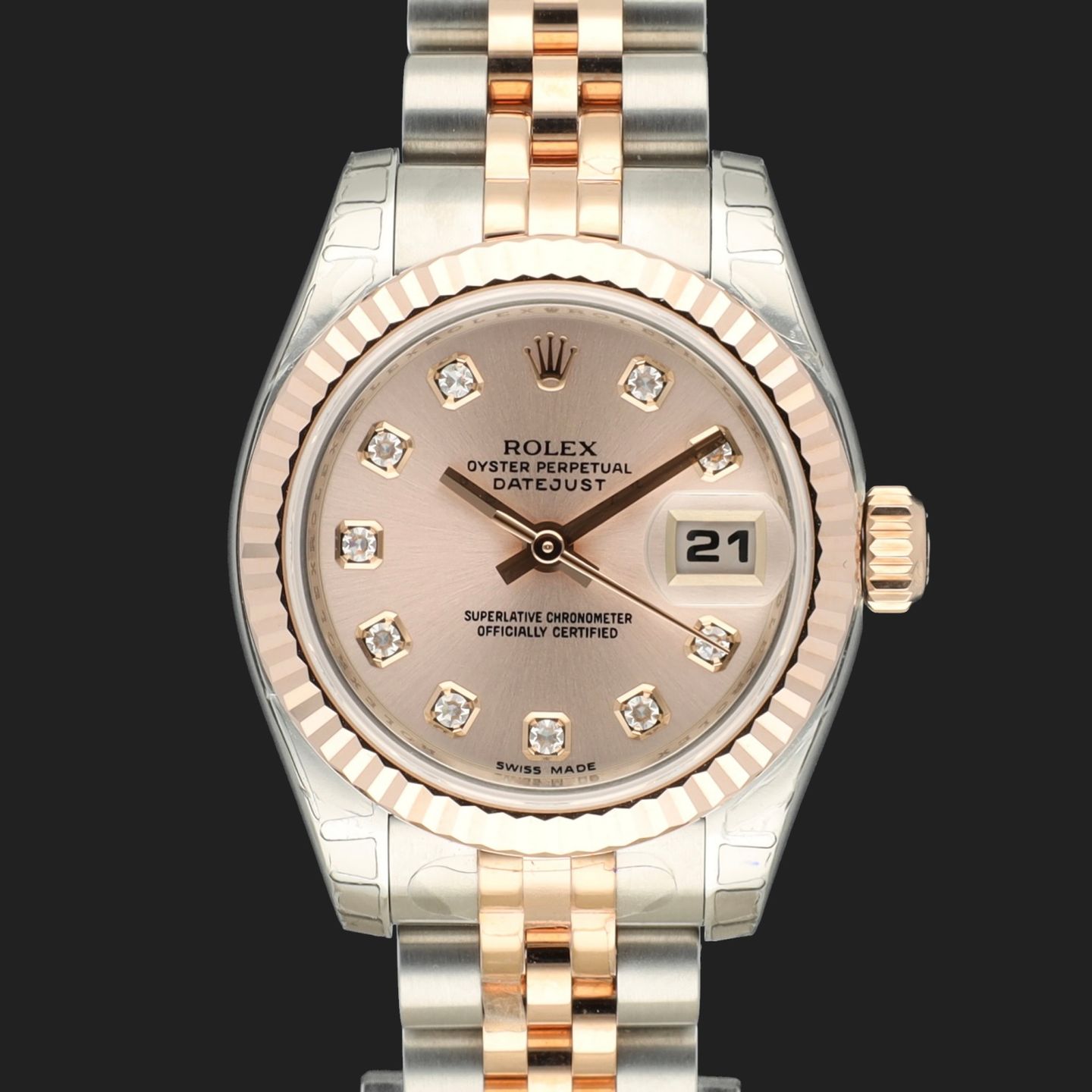 Rolex Lady-Datejust 179171 (2007) - 26mm Goud/Staal (3/8)