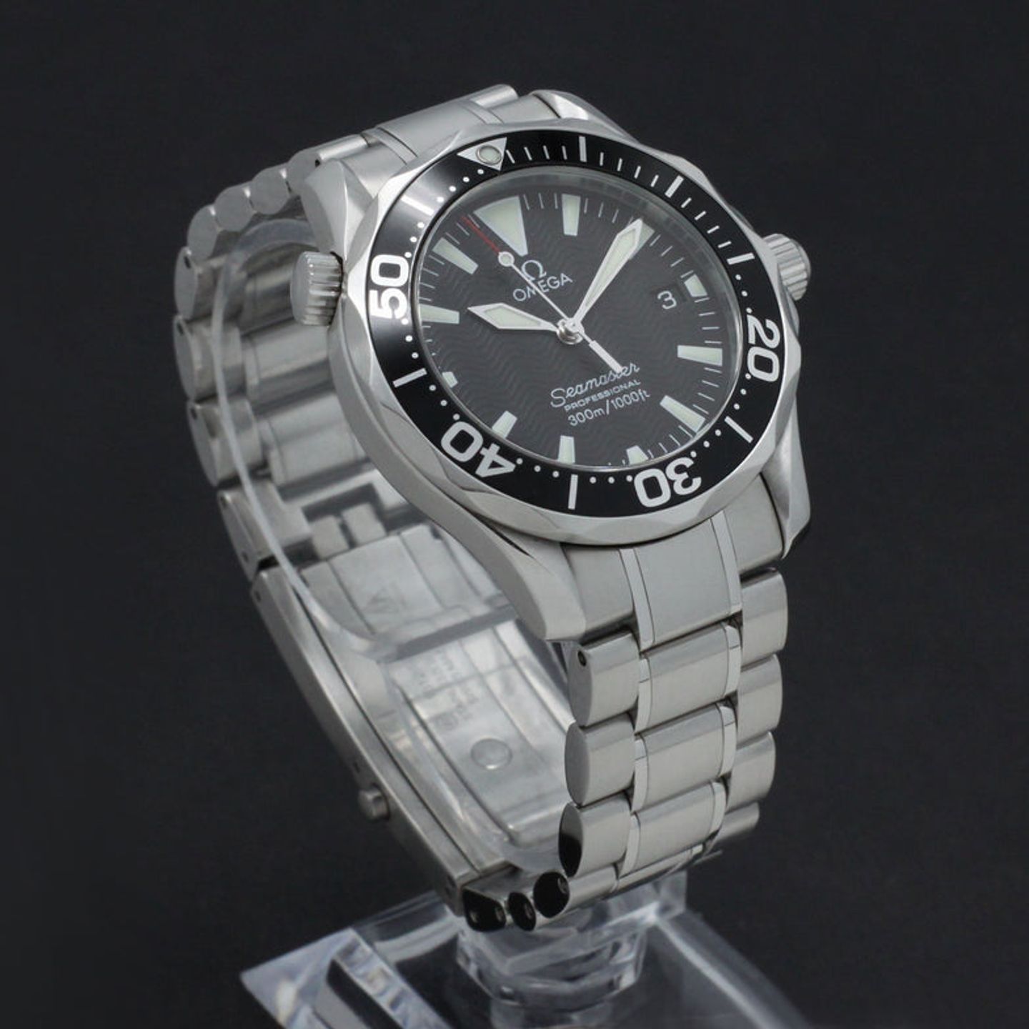 Omega Seamaster Diver 300 M 2262.50.00 (2010) - Zwart wijzerplaat 36mm Staal (6/7)