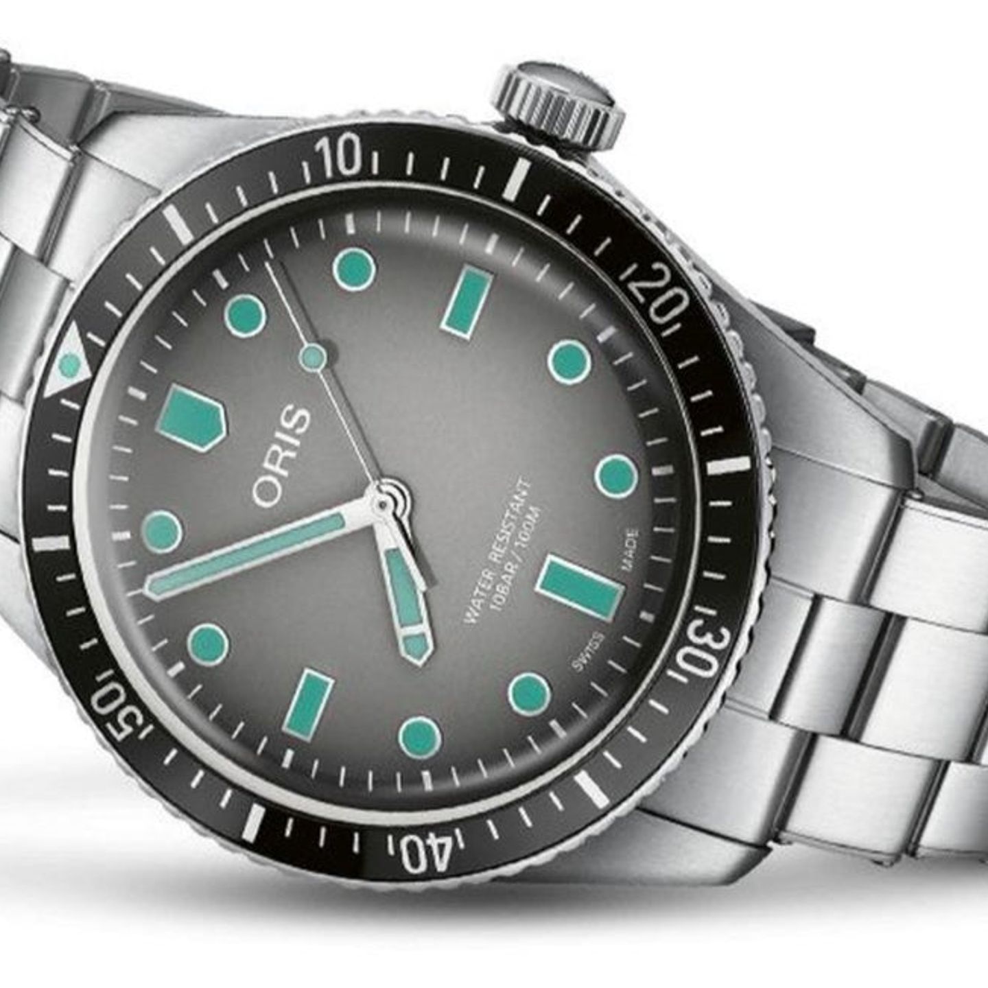 Oris Divers Sixty Five 01 733 7707 4053-07 8 20 18 (2026) - Grijs wijzerplaat 40mm Staal (1/1)