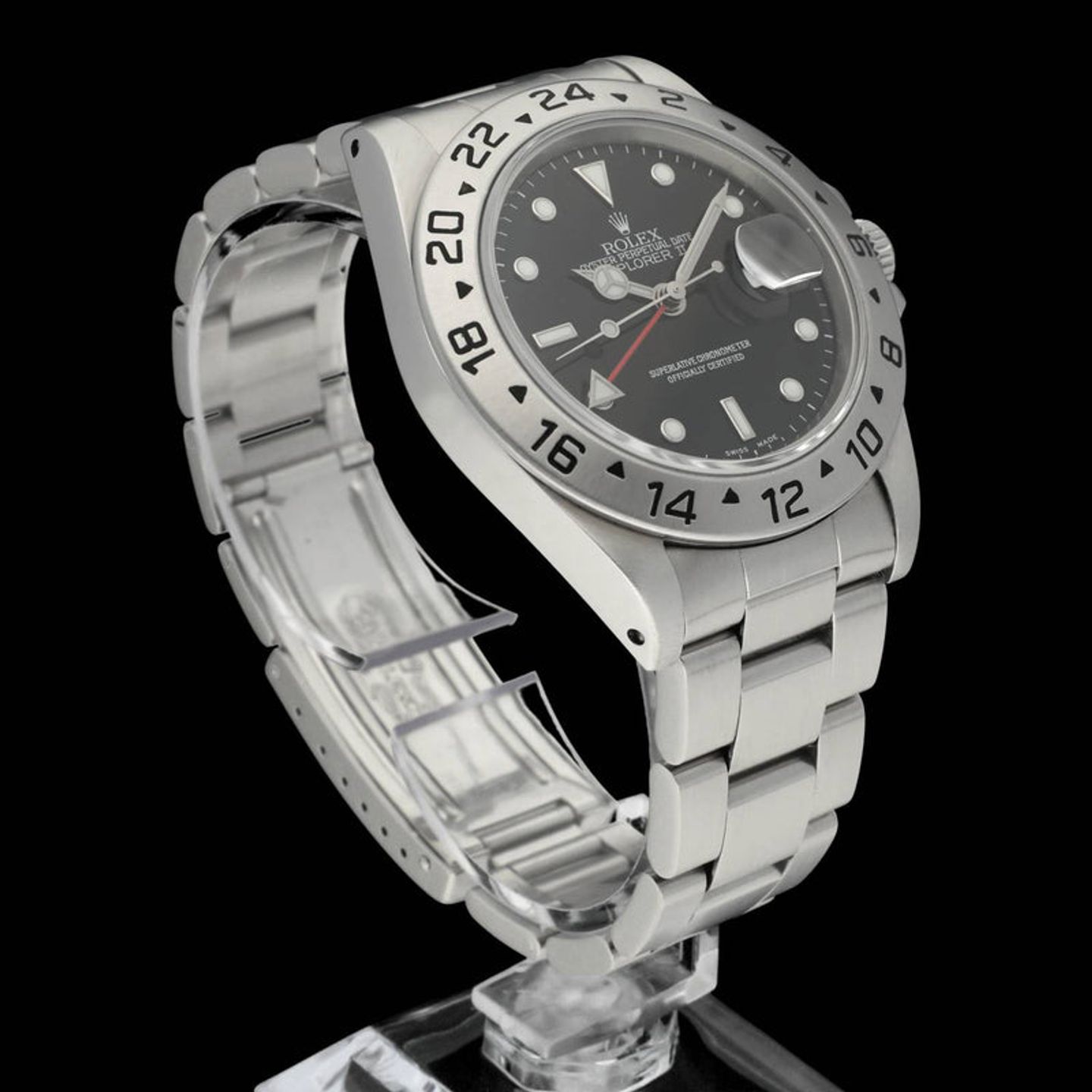 Rolex Explorer II 16570 (1994) - Black dial 40 mm Steel case (4/7)