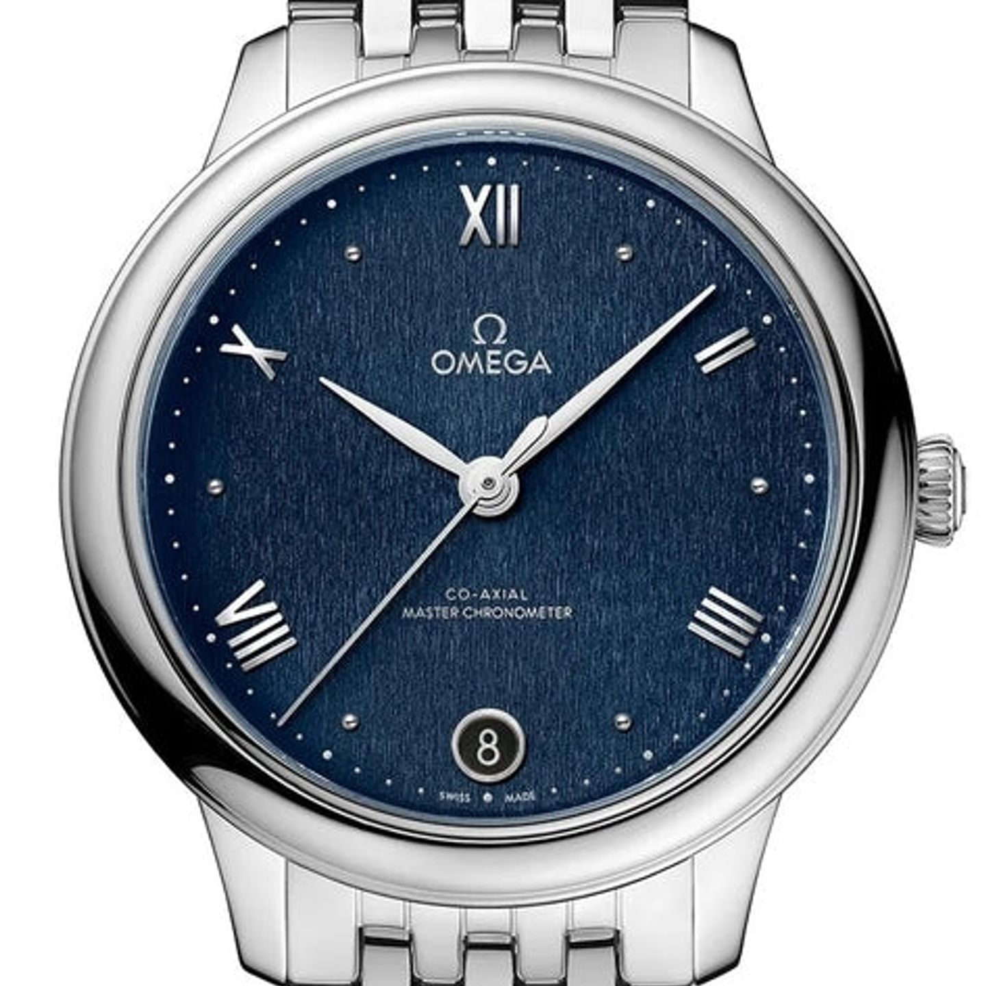 Omega De Ville 434.10.34.20.03.002 (2025) - Blauw wijzerplaat 34mm Staal (1/1)