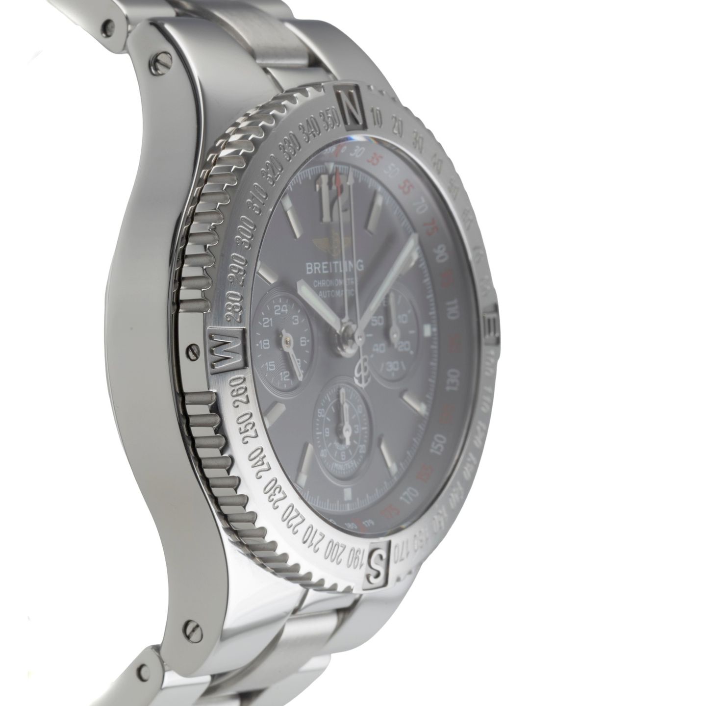 Breitling Hercules A39362 (2000) - Grey dial 45 mm Steel case (7/8)