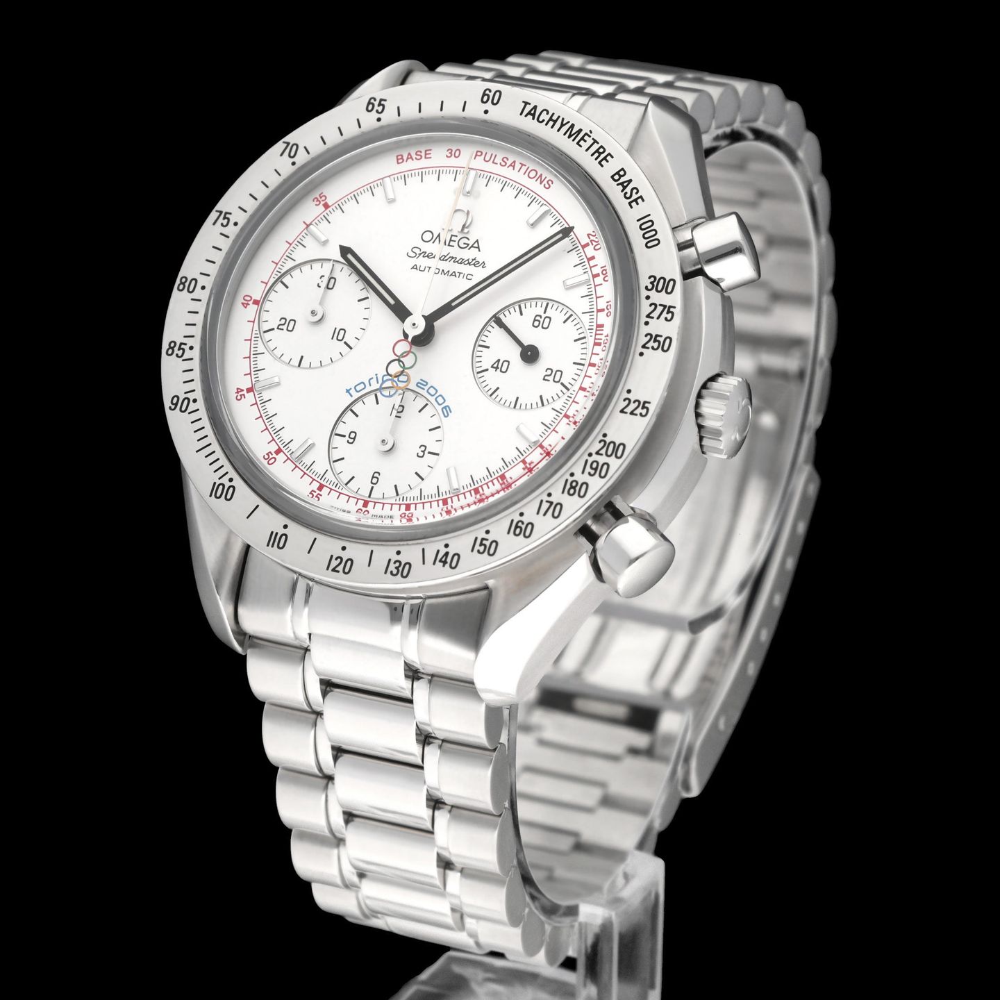 Omega Speedmaster 3538.30 (2007) - White dial 39 mm Steel case (2/8)