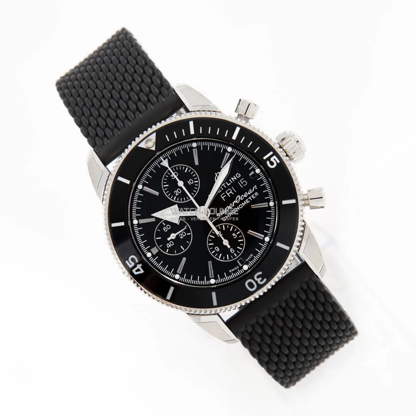 Breitling Superocean Heritage II Chronograph A13313121B1S1 (2025) - Zwart wijzerplaat 44mm Staal (2/8)