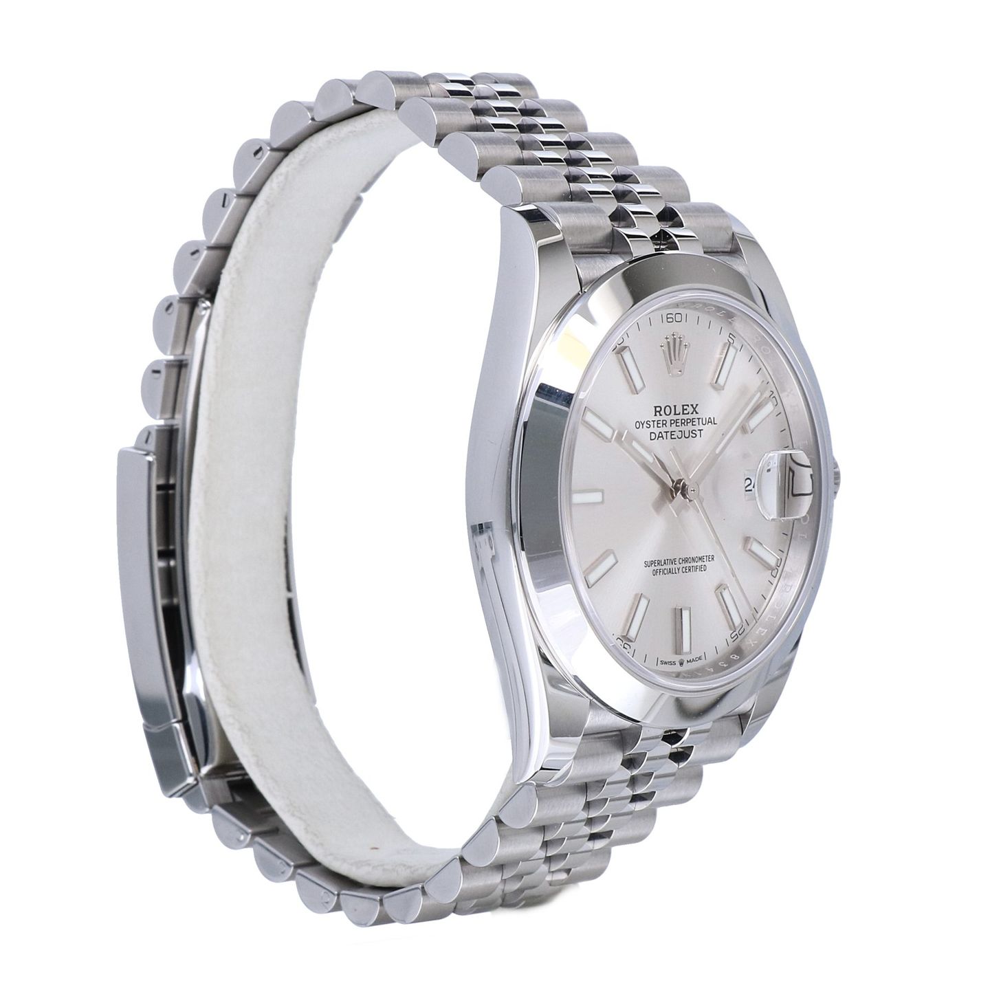 Rolex Datejust 41 126300 (2022) - Silver dial 41 mm Steel case (6/8)