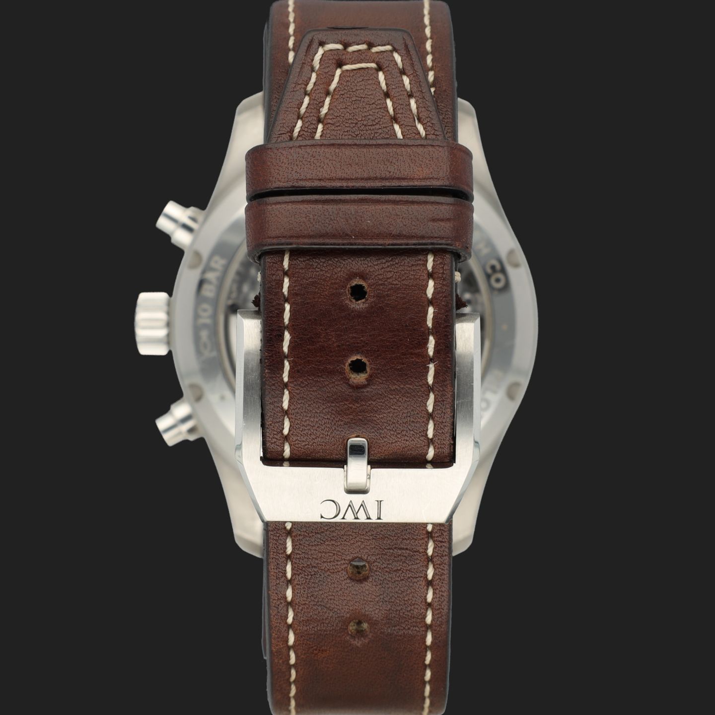 IWC Pilot Chronograph IW388103 (2022) - Green dial 41 mm Steel case (6/8)