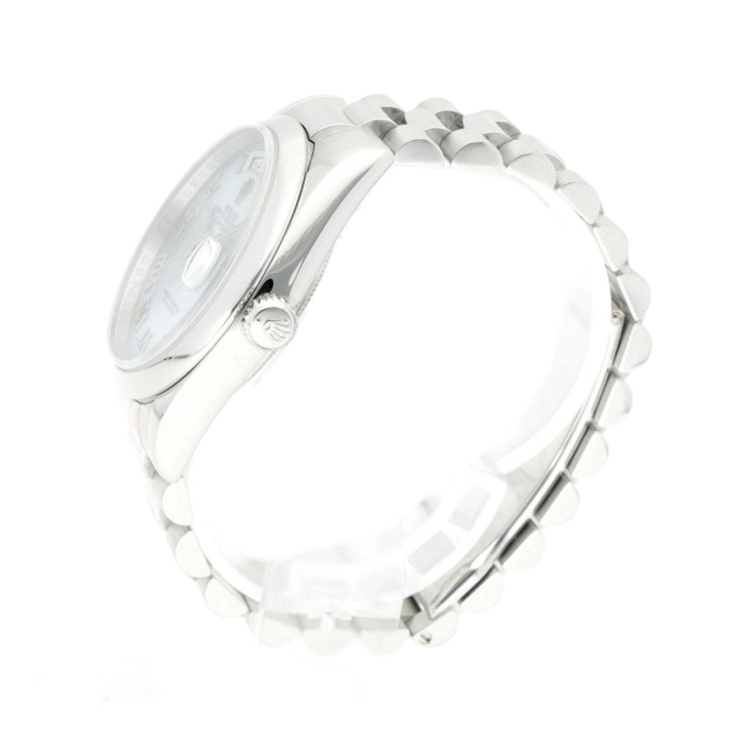 Rolex Day-Date 36 118206 (2010) - Blauw wijzerplaat 36mm Platina (5/8)