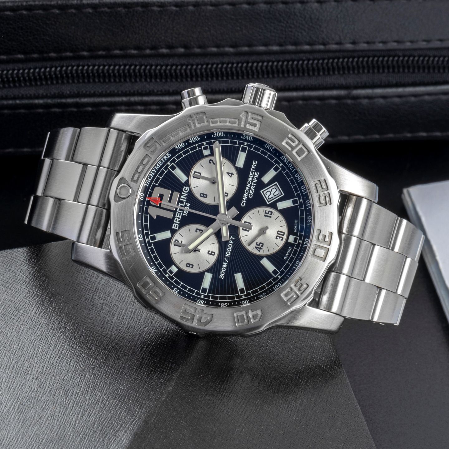 Breitling Colt Chronograph II A73387 (2012) - 44 mm Steel case (2/8)