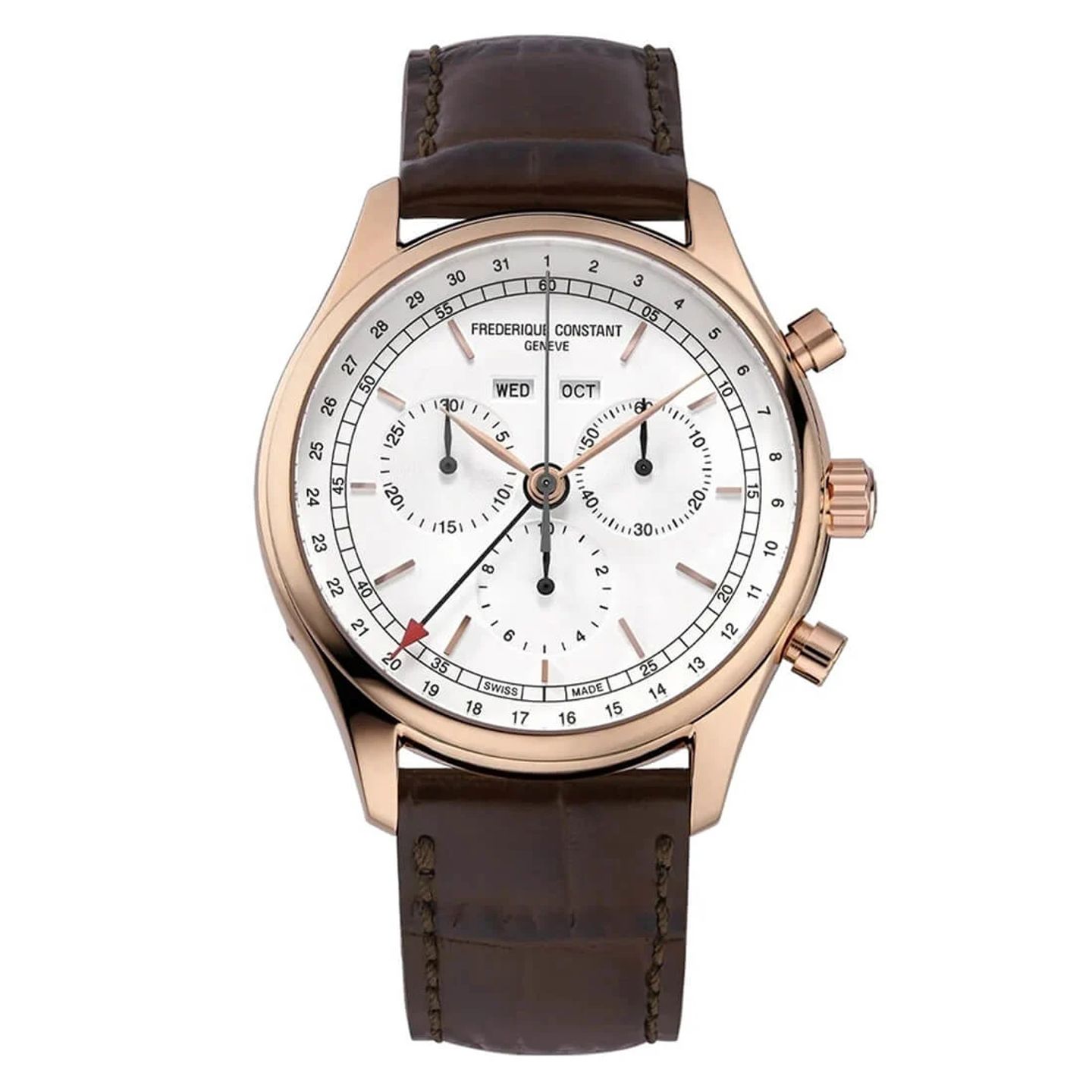 Frederique Constant Classics FC-296SW5B4 (2024) - Wit wijzerplaat 40mm Staal (3/3)