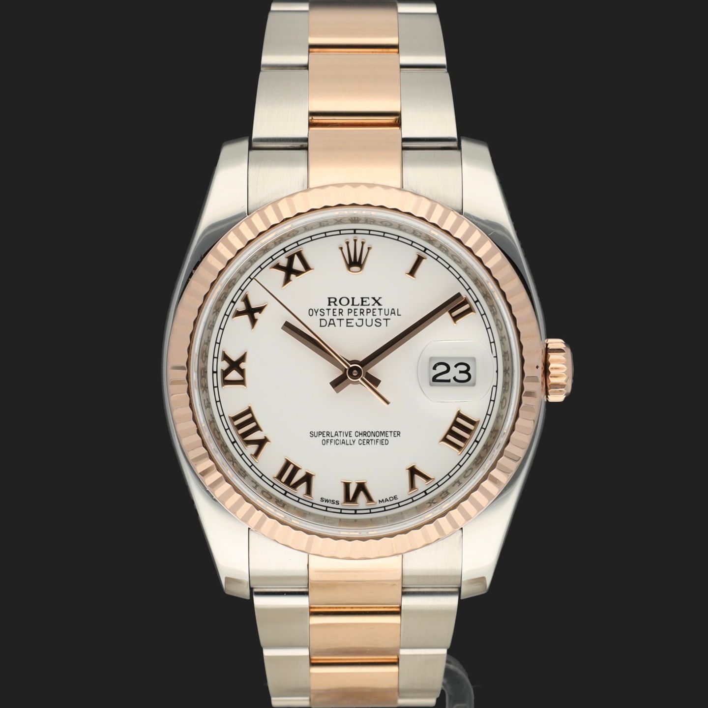 Rolex Datejust 36 116231 (2014) - 36mm Goud/Staal (3/8)