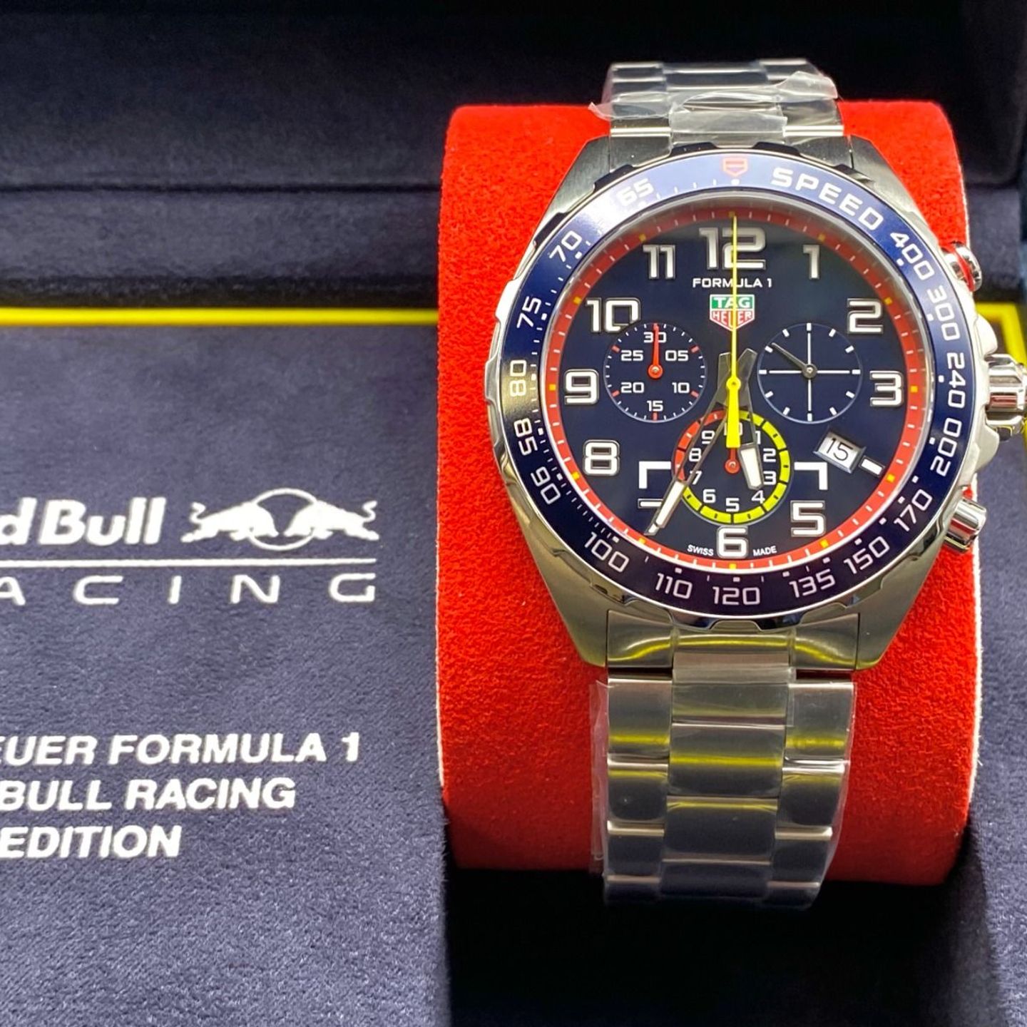 TAG Heuer Formula 1 Quartz CAZ101AL.BA0842 (2023) - Blauw wijzerplaat 43mm Staal (3/8)