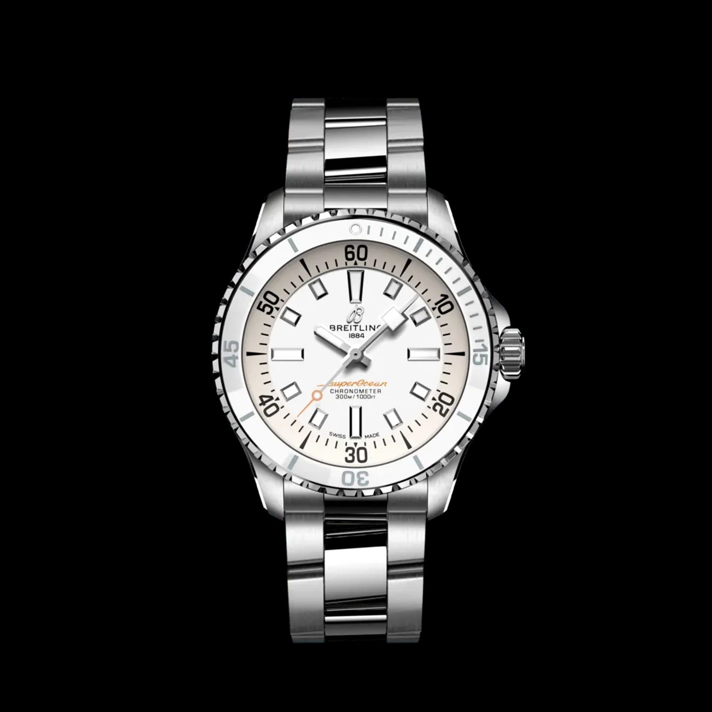 Breitling Superocean A17377211A1A1 (2024) - White dial 36 mm Steel case (1/6)