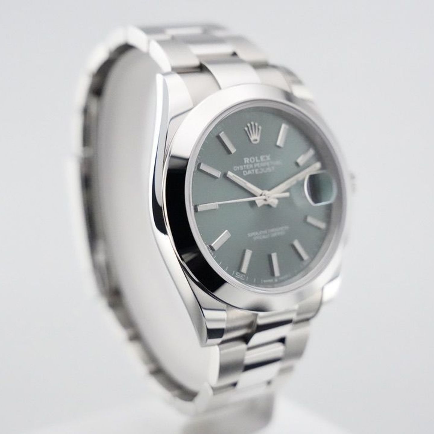 Rolex Datejust 41 126300 (2023) - Green dial 41 mm Steel case (8/8)