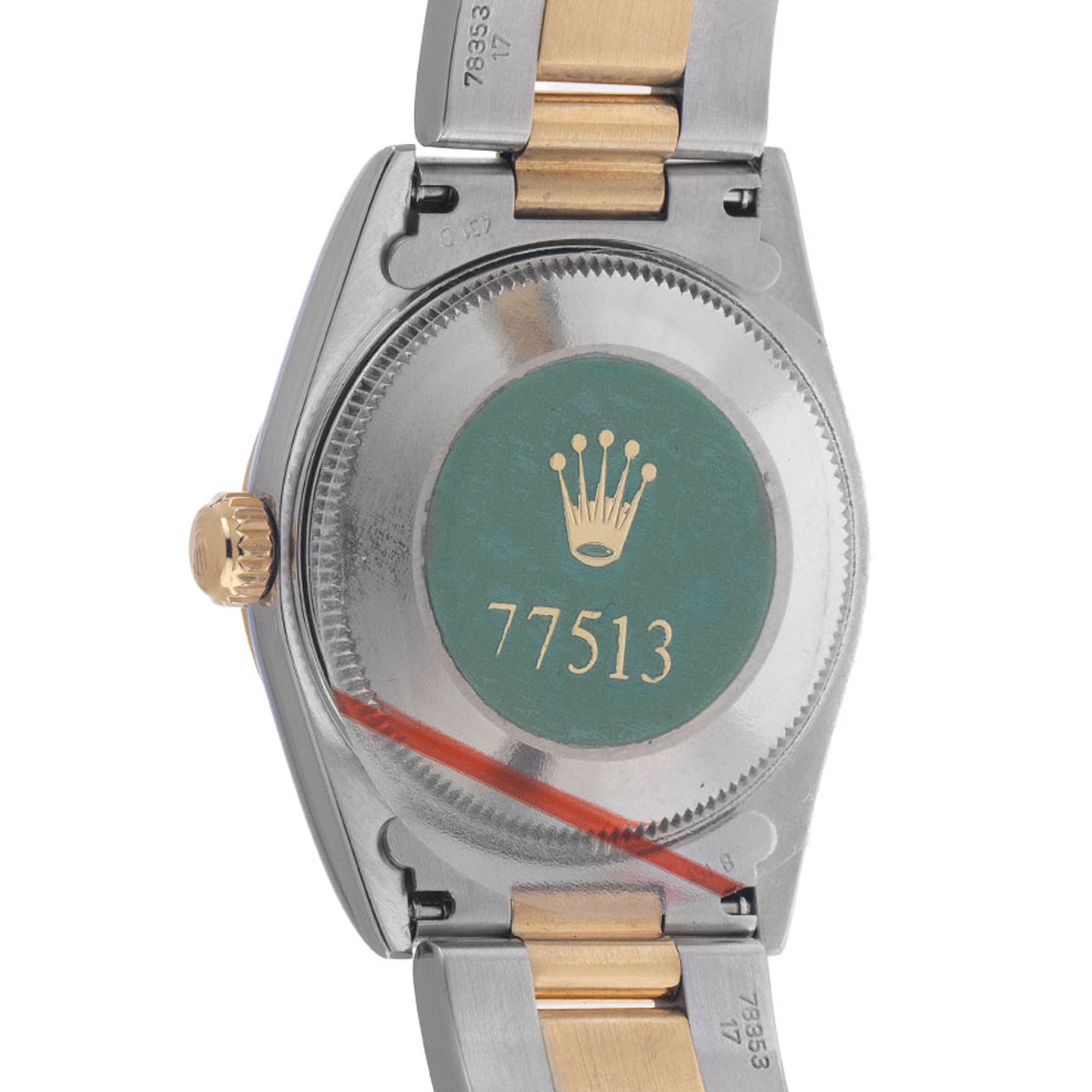 Rolex Oyster Perpetual 31 77513 (2004) - Grijs wijzerplaat 31mm Goud/Staal (6/8)