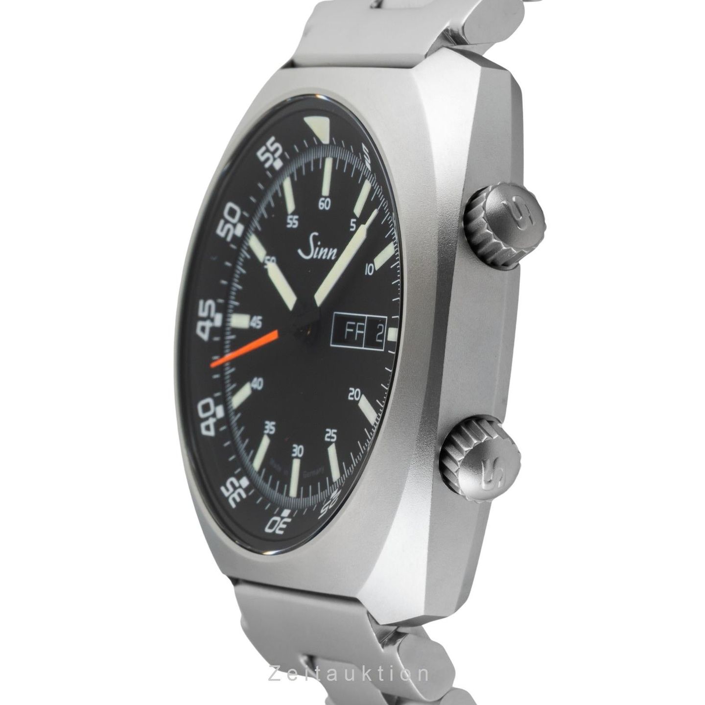 Sinn 240 240.010 (Unknown (random serial)) - Black dial 43 mm Steel case (5/8)