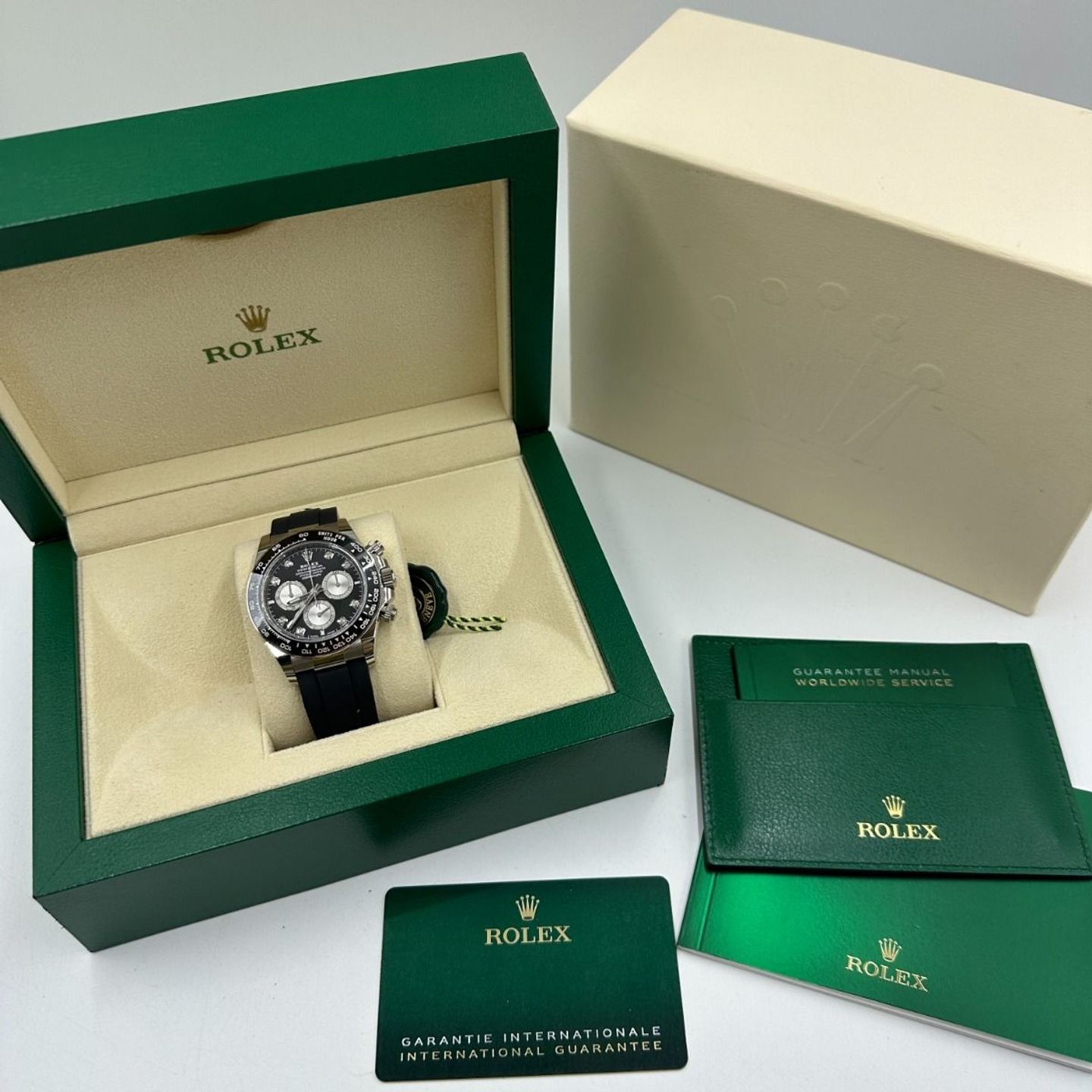 Rolex Daytona 126519LN (2023) - Zwart wijzerplaat 40mm Witgoud (2/8)