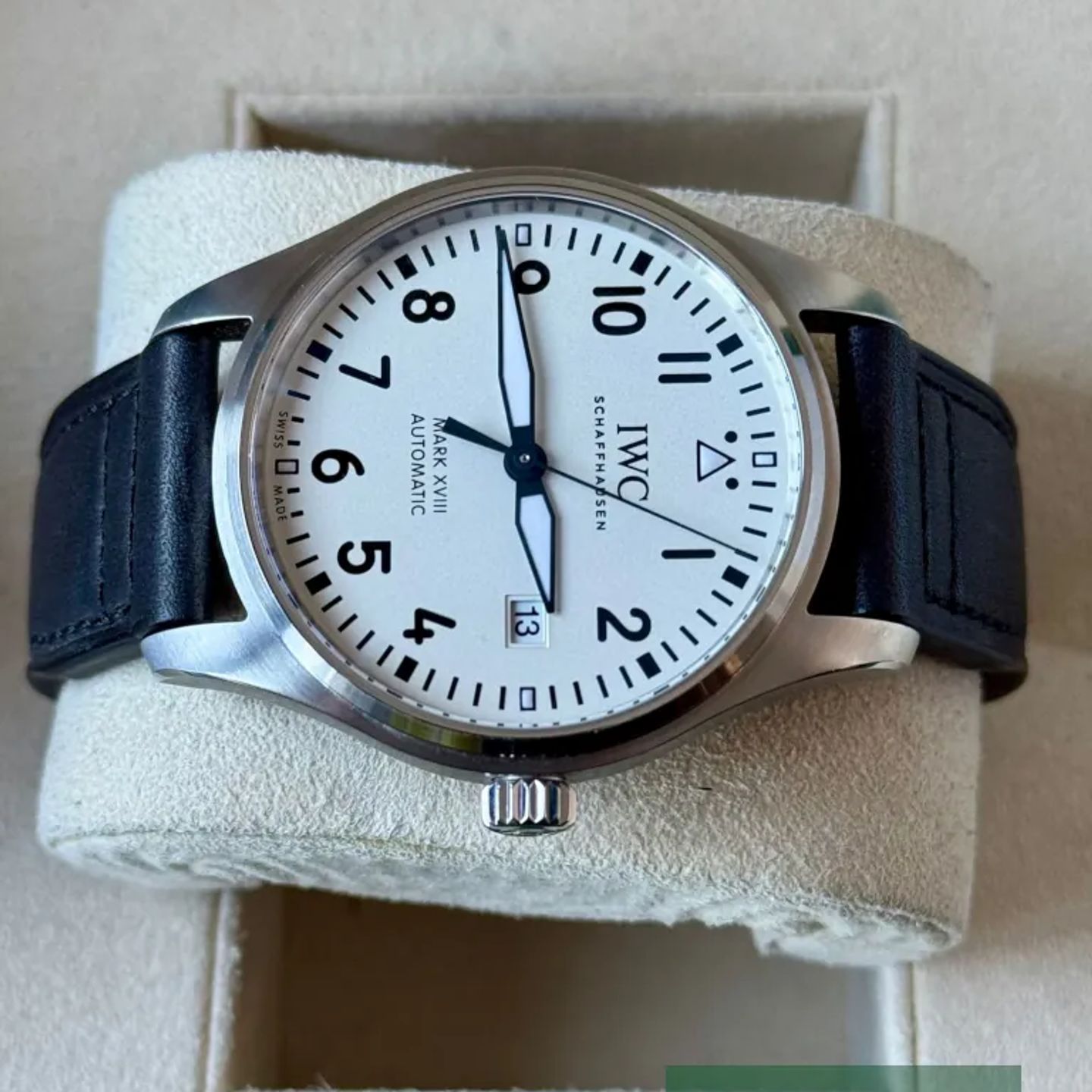 IWC Pilot Mark IW327012 (2021) - Zilver wijzerplaat 40mm Staal (4/7)
