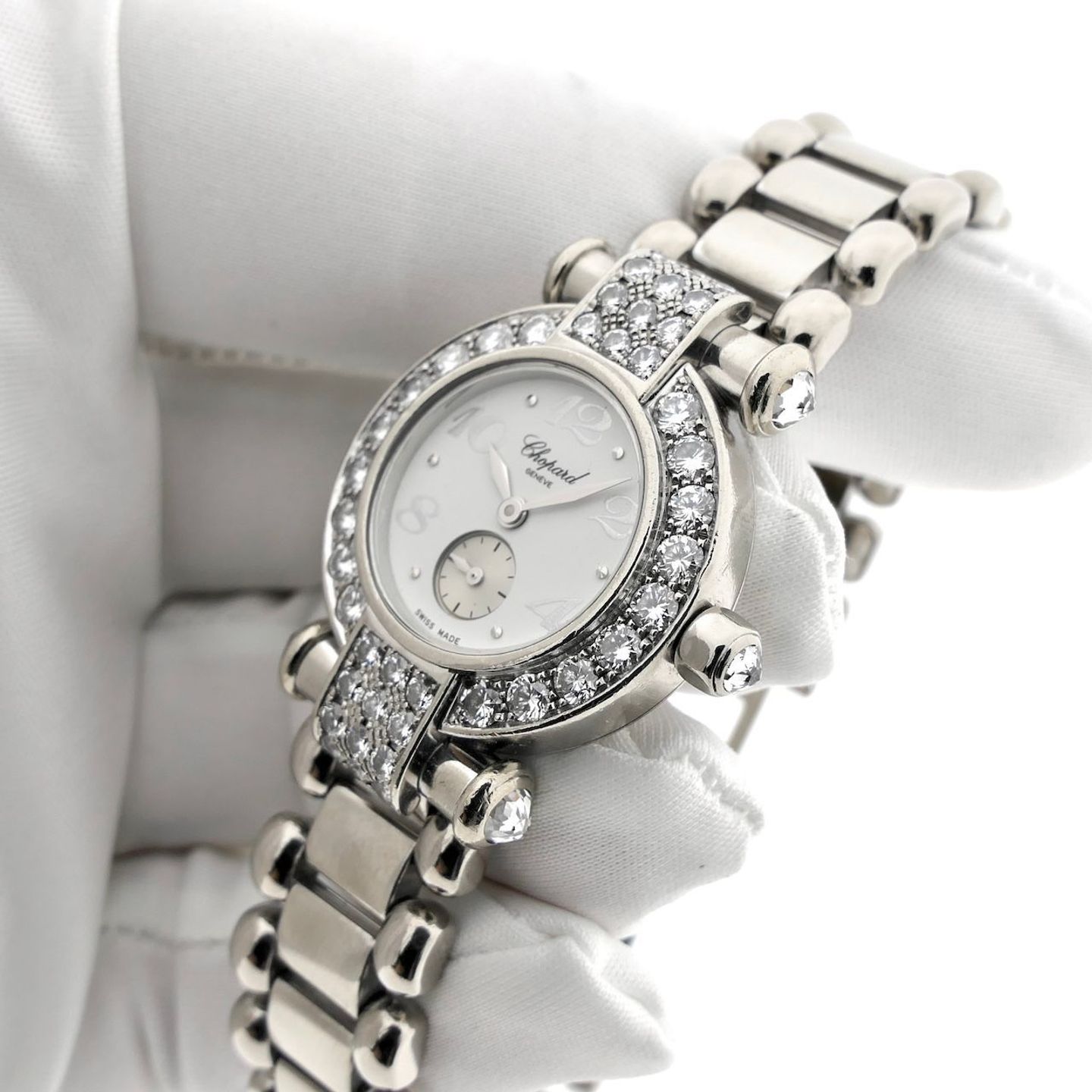 Chopard Imperiale 4156 (2000) - Wit wijzerplaat 26mm (6/8)