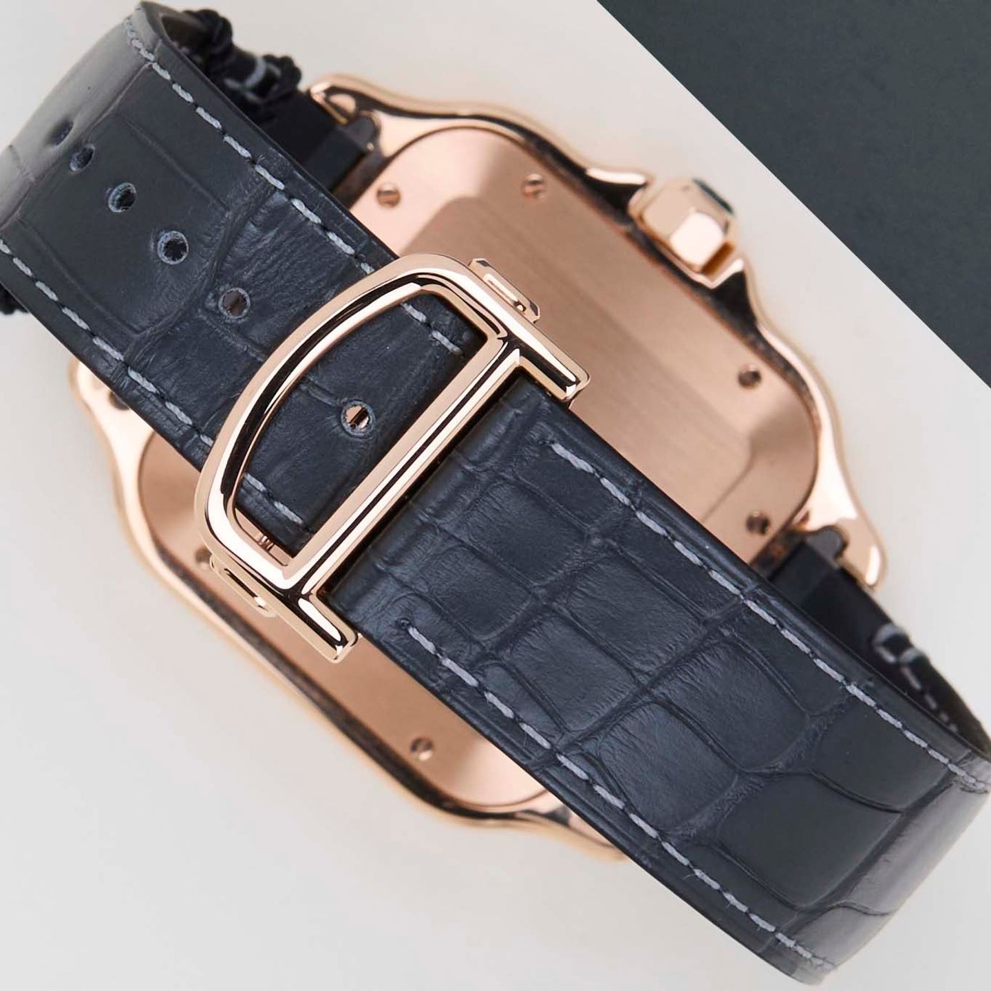 Cartier Santos WGSA0019 (2026) - Silver dial 39 mm Rose Gold case (6/8)