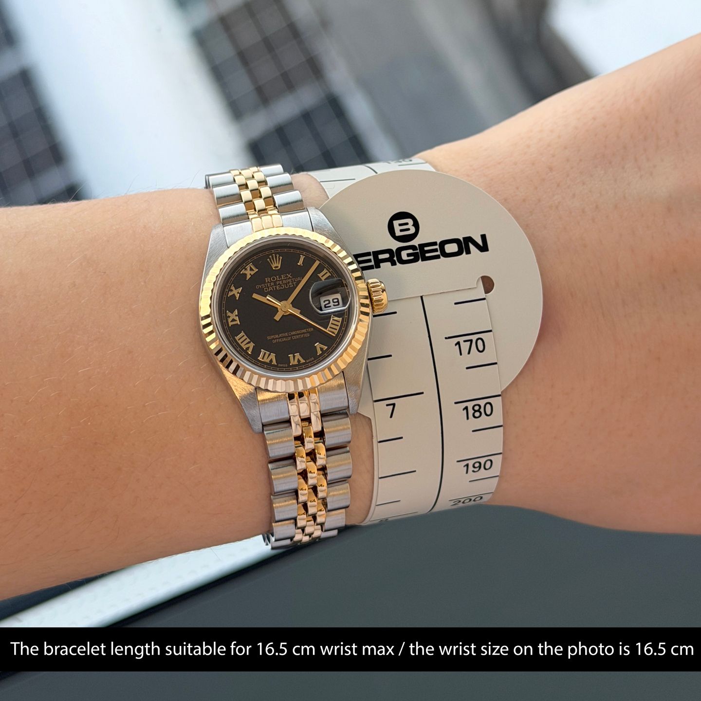 Rolex Lady-Datejust 79173 (2000) - Zwart wijzerplaat 26mm Goud/Staal (2/8)