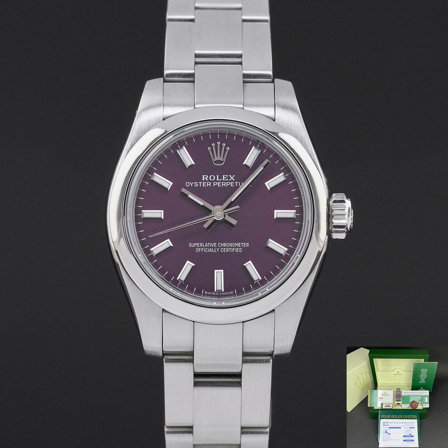 Rolex Oyster Perpetual 26 176200 (2015) - 26 mm Steel case (1/8)