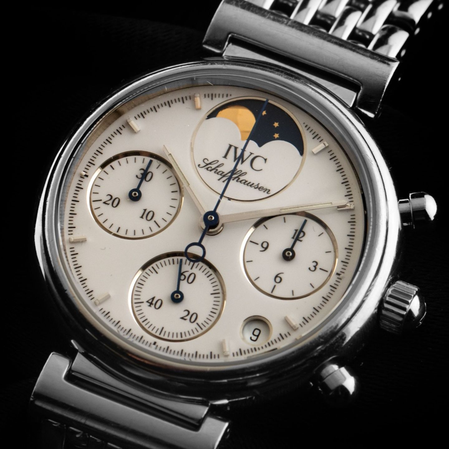 IWC Da Vinci Chronograph IW3736 (2000) - Silver dial 29 mm Steel case (3/8)