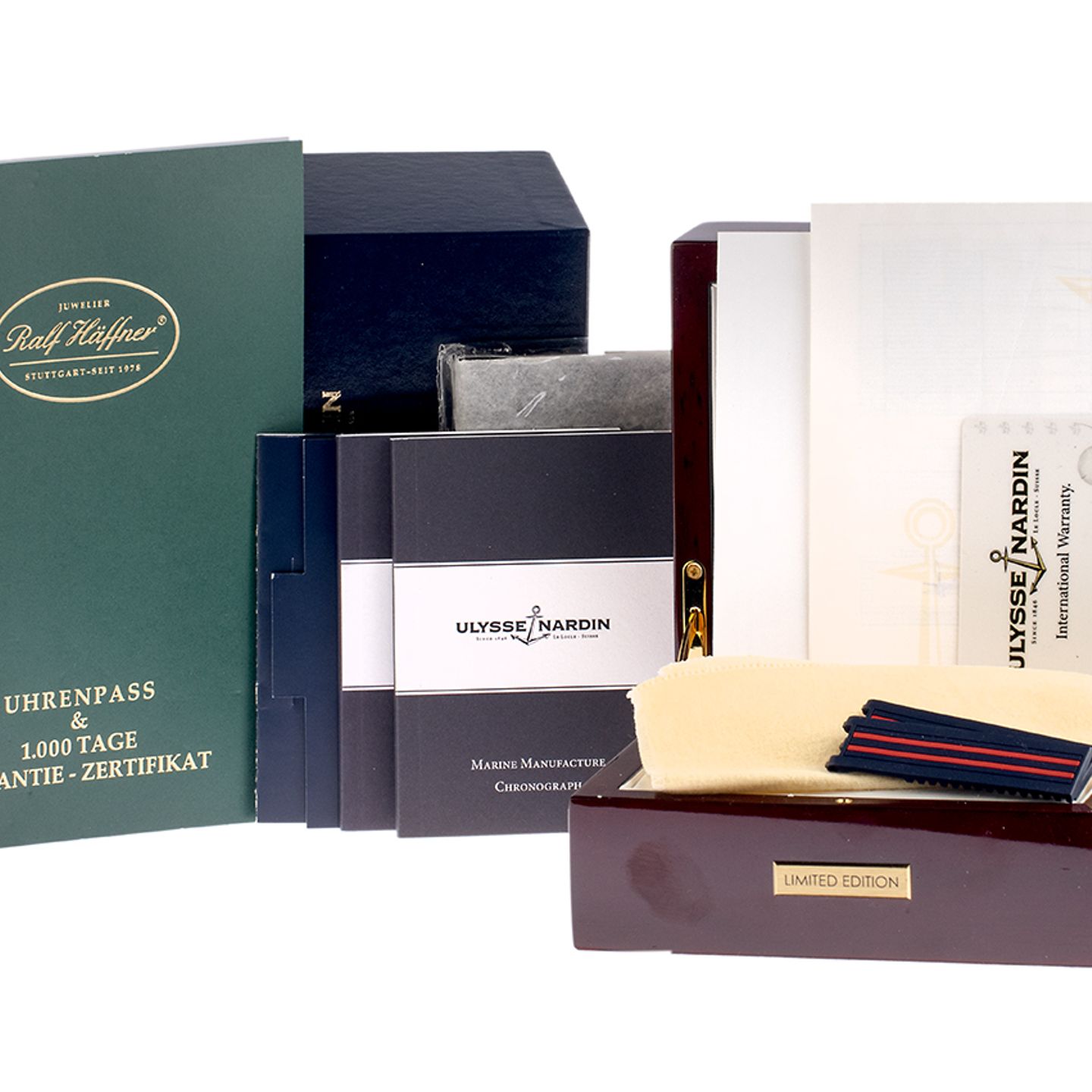 Ulysse Nardin Diver Chronograph 1503-151-3/92 (2016) - Black dial 45 mm Steel case (2/7)