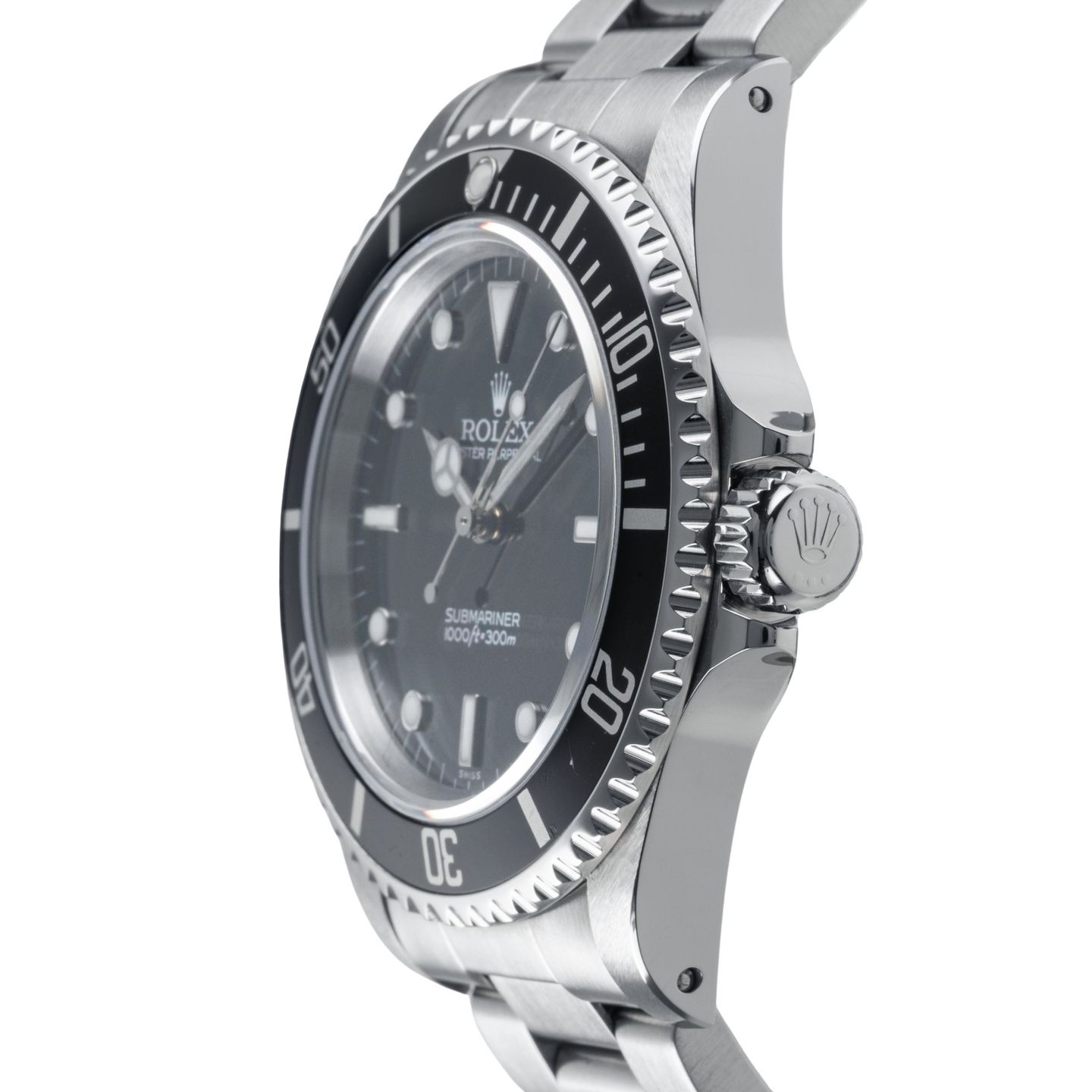 Rolex Submariner No Date 14060 (2000) - Zwart wijzerplaat 40mm Staal (6/8)