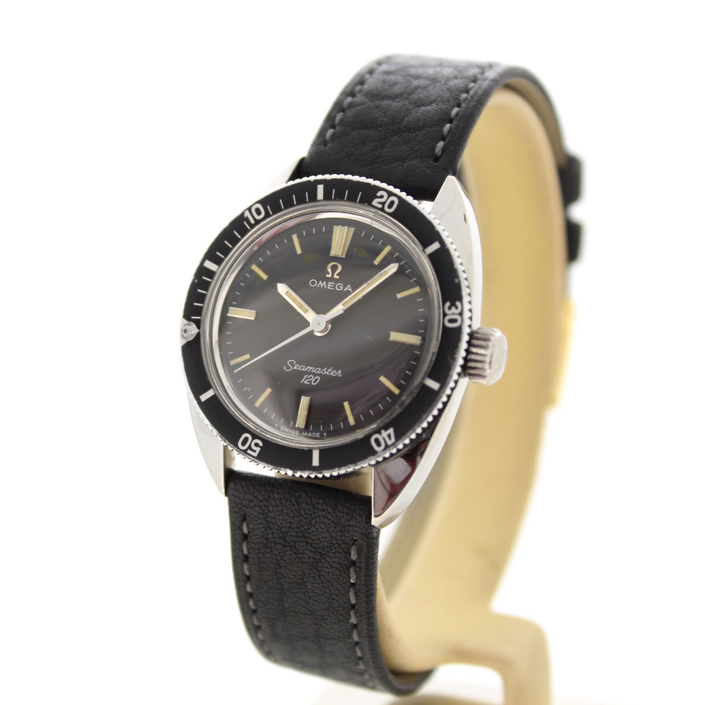 Omega Seamaster 135.027 (Unknown (random serial)) - Black dial 30 mm Steel case (5/14)