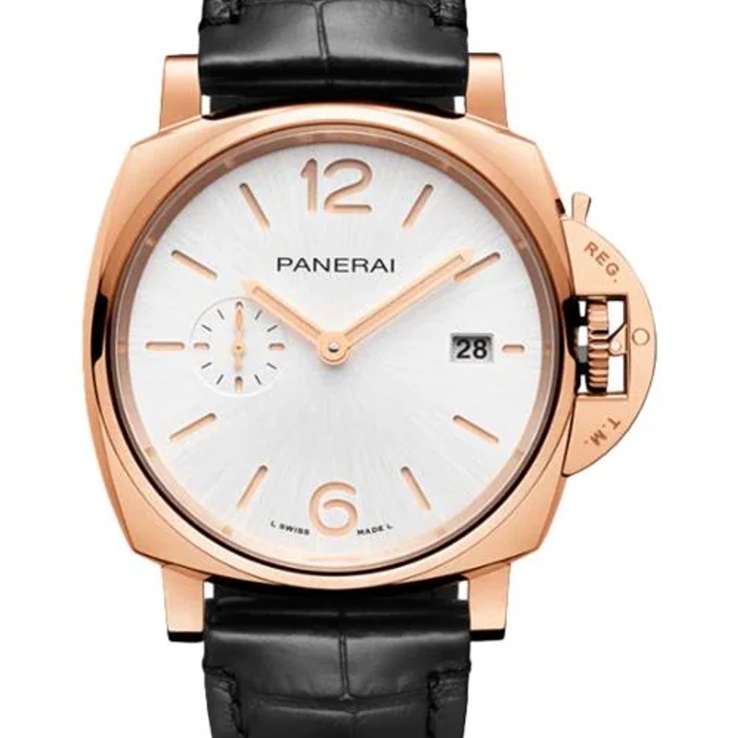 Panerai Luminor Due PAM01336 (2026) - Wit wijzerplaat 42mm Roodgoud (1/1)