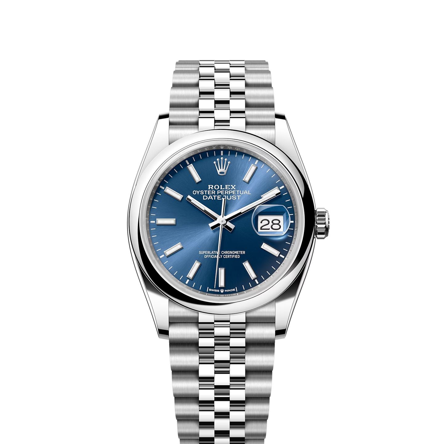 Rolex Datejust 36 126200 (2024) - Blauw wijzerplaat 36mm Staal (1/1)