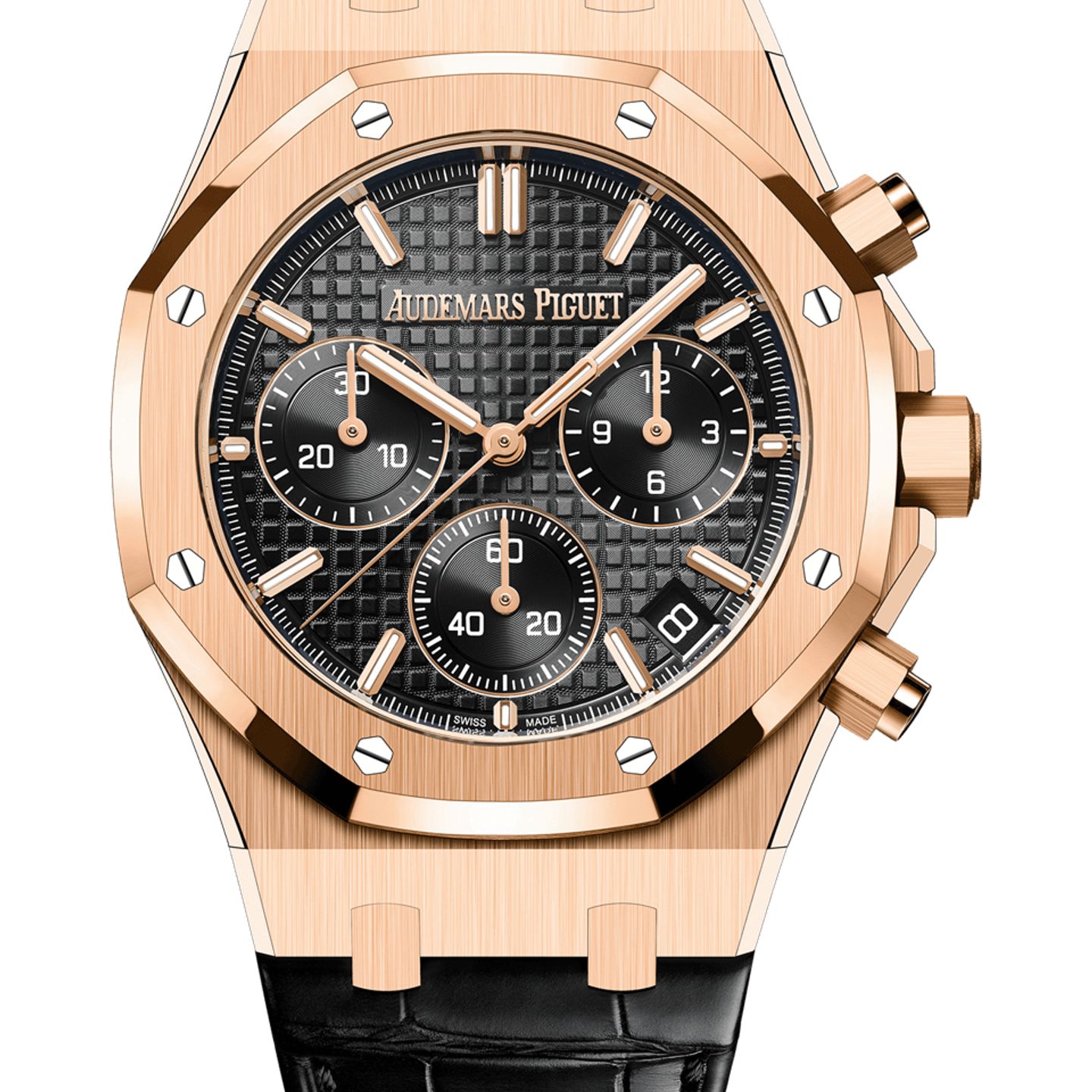 Audemars Piguet Royal Oak Chronograph 26240OR.OO.D002CR.01 (2025) - Black dial 41 mm Rose Gold case (1/1)
