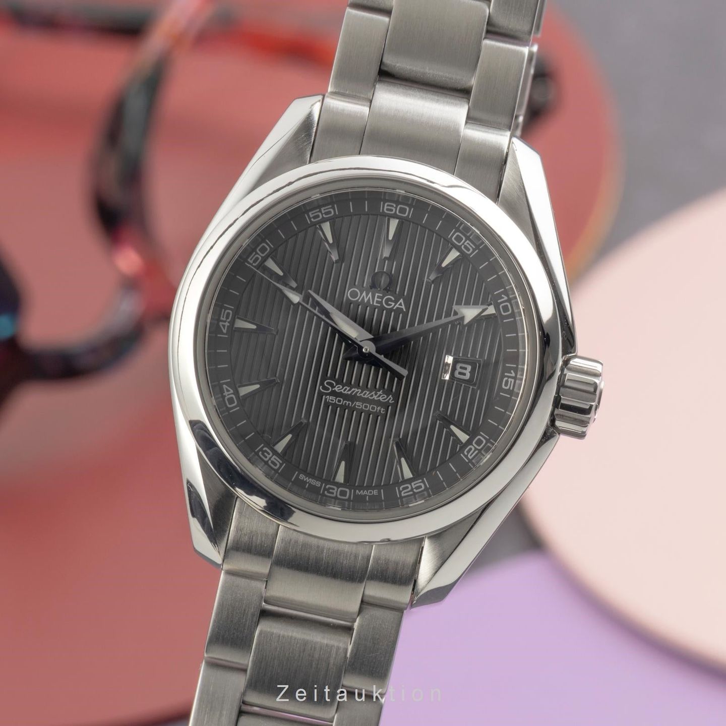 Omega Seamaster Aqua Terra 231.10.30.61.06.001 (Unknown (random serial)) - Grey dial 30 mm Steel case (1/8)