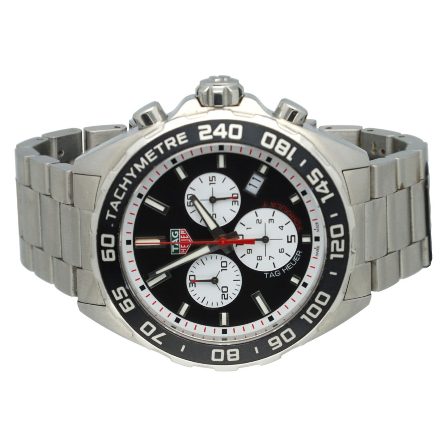 TAG Heuer Formula 1 Quartz CAZ101E (2019) - Zwart wijzerplaat 43mm Staal (3/7)