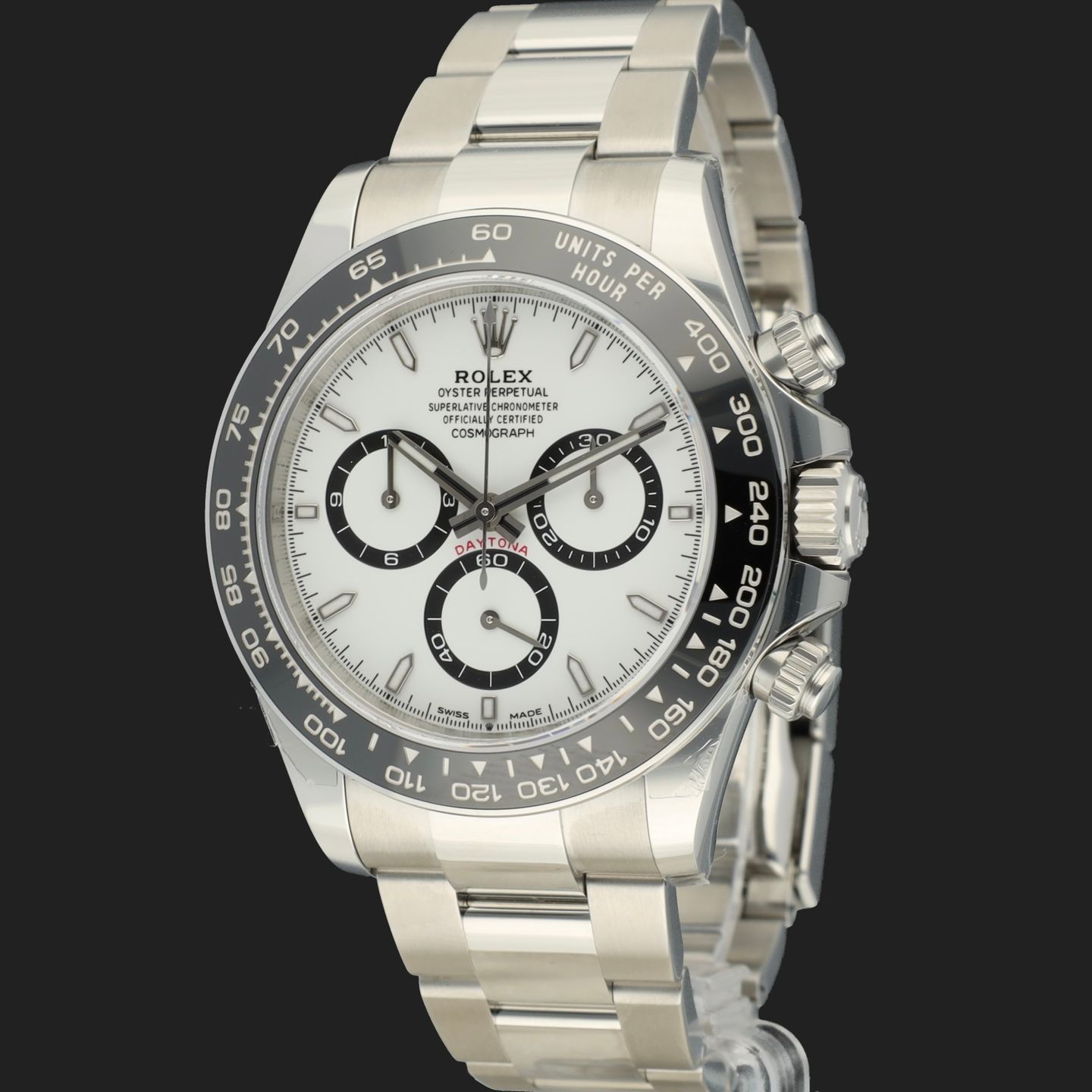 Rolex Daytona 126500LN (2024) - Wit wijzerplaat 40mm Staal (1/8)