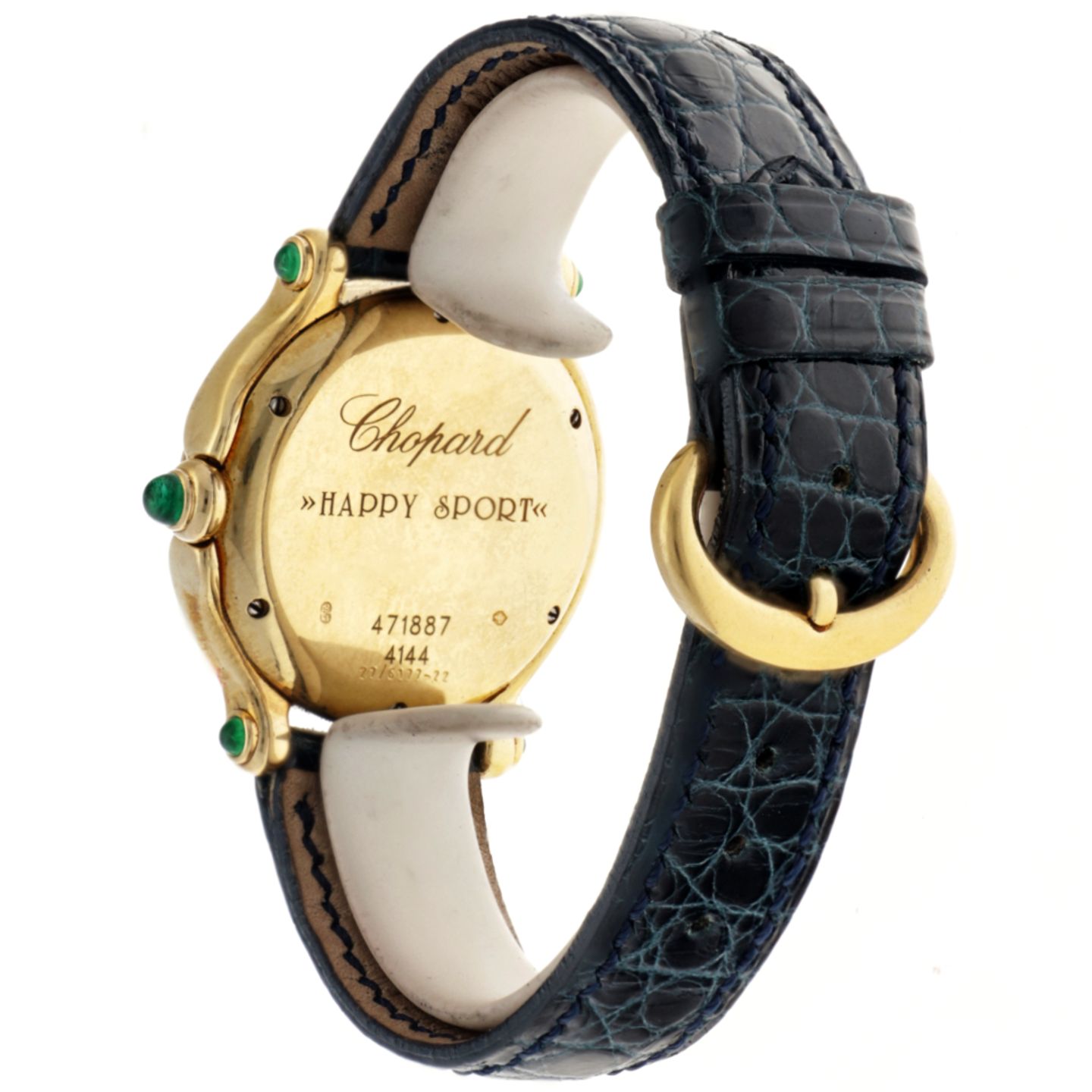 Chopard Happy Sport 27/6177-22 (Unknown (random serial)) - White dial 29 mm Yellow Gold case (3/6)