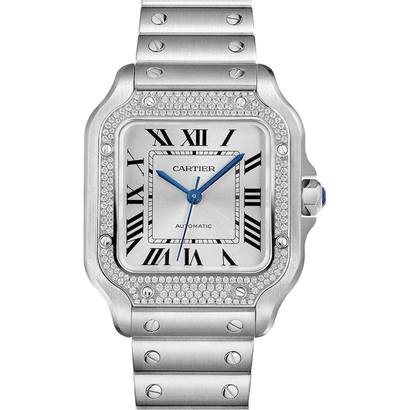 Cartier Santos W4SA0005 (2025) - Silver dial 42 mm Steel case (1/1)