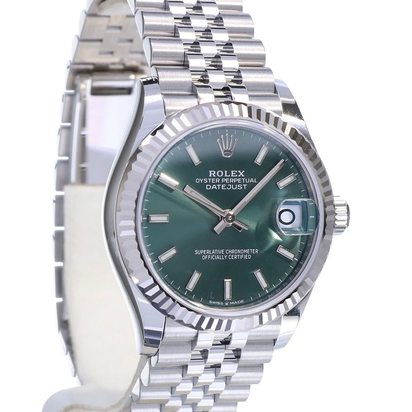 Rolex Datejust 31 278274 (2022) - Green dial 31 mm Steel case (6/8)