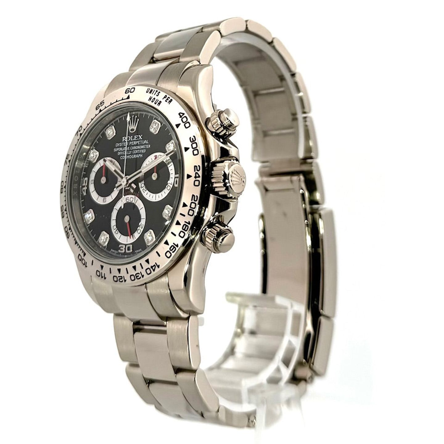 Rolex Daytona 116509 (2017) - Black dial 40 mm White Gold case (2/7)