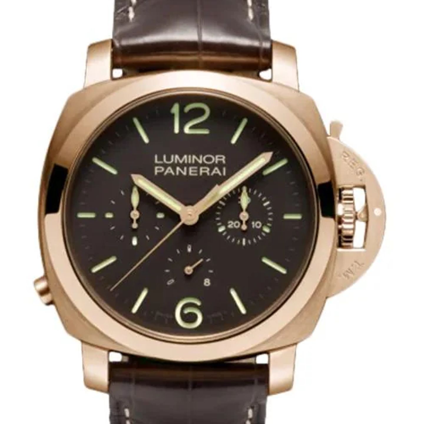 Panerai Luminor 1950 PAM00344 (2026) - Brown dial 44 mm Rose Gold case (1/1)