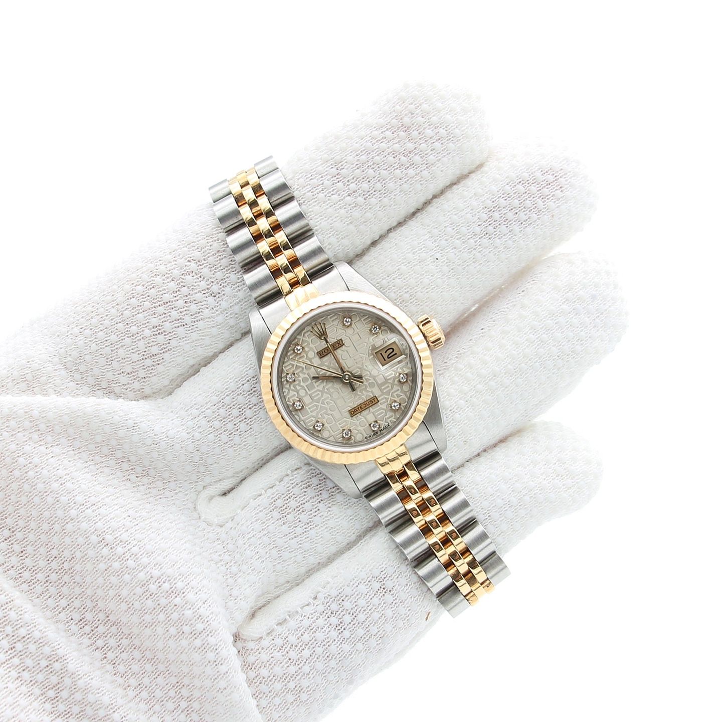 Rolex Lady-Datejust 69173 (Unknown (random serial)) - 26 mm Gold/Steel case (5/8)